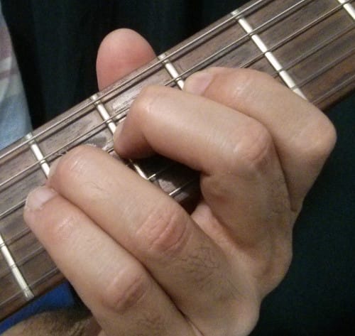 Posicion del pulgar al hacer bend