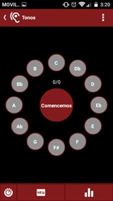 smartChord entrenador auditivo