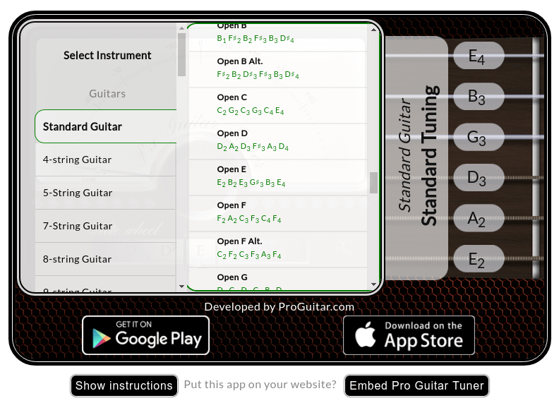 Pro Guitar Tuner