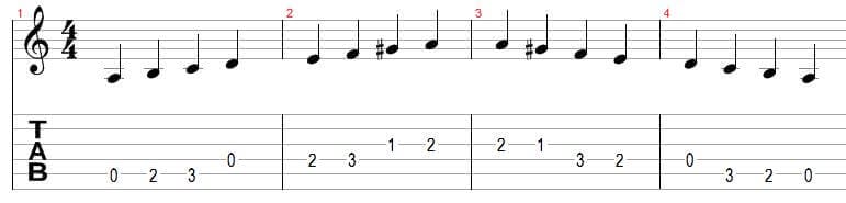 Escala La Menor Armónica